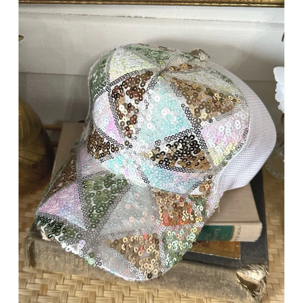 Women's Sequined Baseball Cap